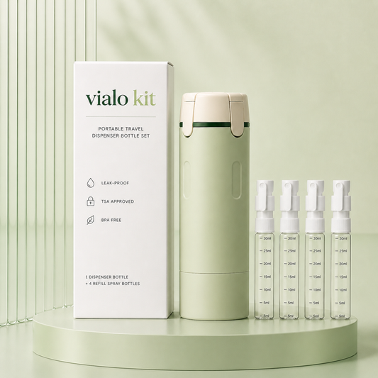 4-in-1 Travel Dispenser Bottle Set