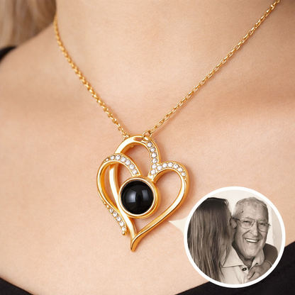 Collar con Foto Dentro "Corazón Eterno"